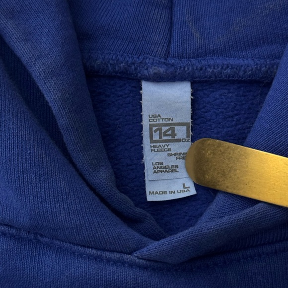 Harry Hudson Merch Hihfy Blue Hoodie Men Size Large RARE - Picture 3 of 8